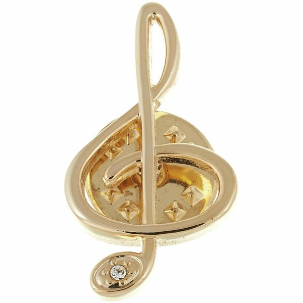 Art of Music Pin Pin Treble Clef w/ Stone