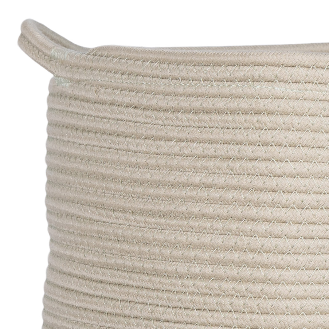 Wasmand katoen pistachio green Ø35 cm