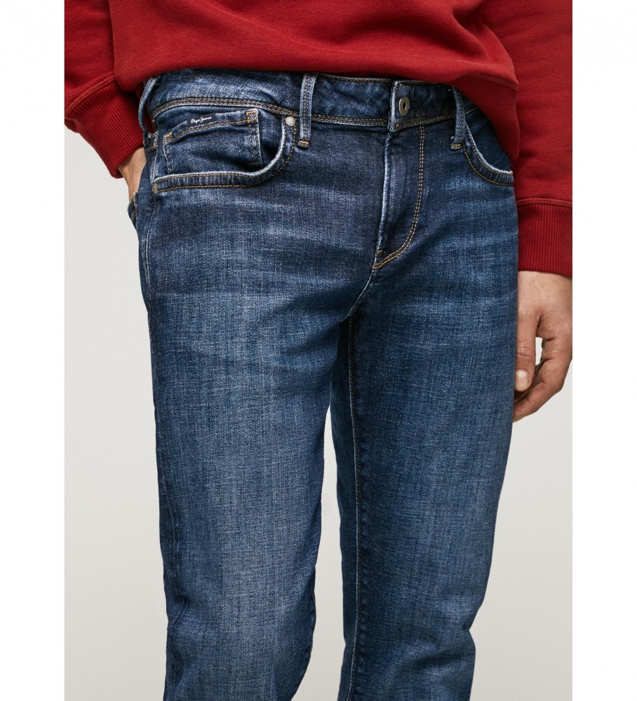 Calça jeans Pepe Jeans Hatch Slim azul marinho