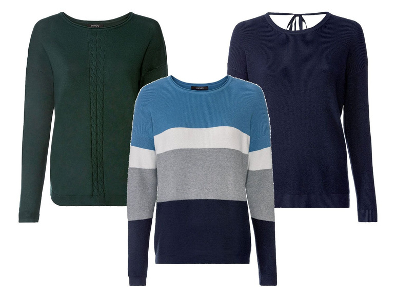 Dames-pullover, met grondstofbesparende viscose