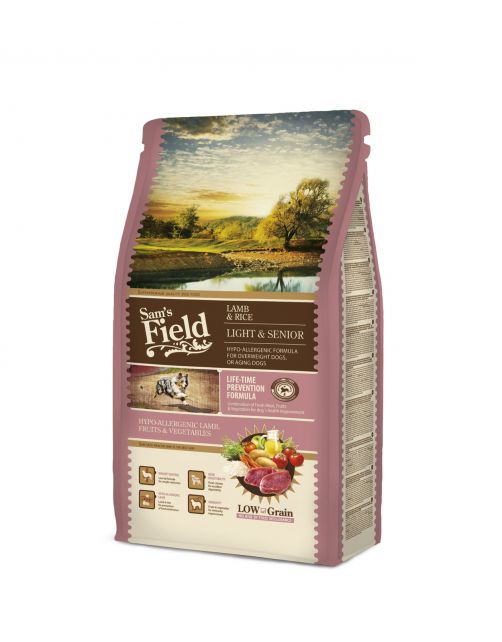Sam's Field Light & Senior Lam&Rijst - Hondenvoer