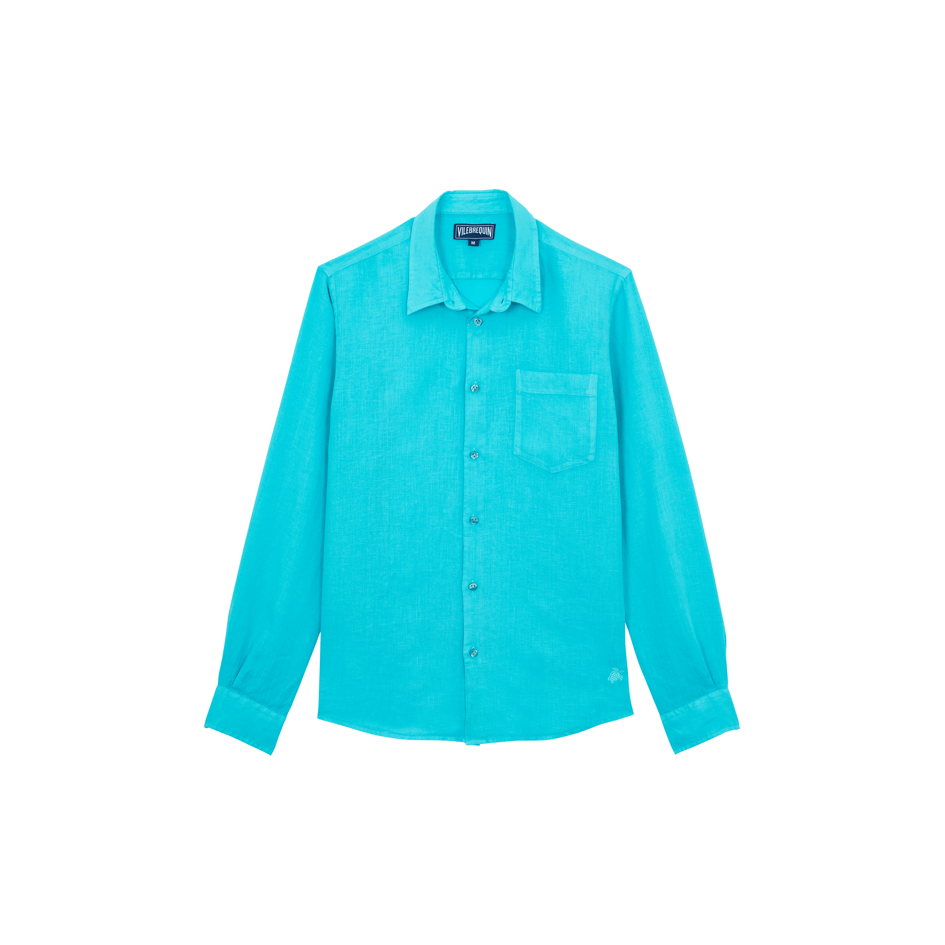 Chemise en lin homme unie