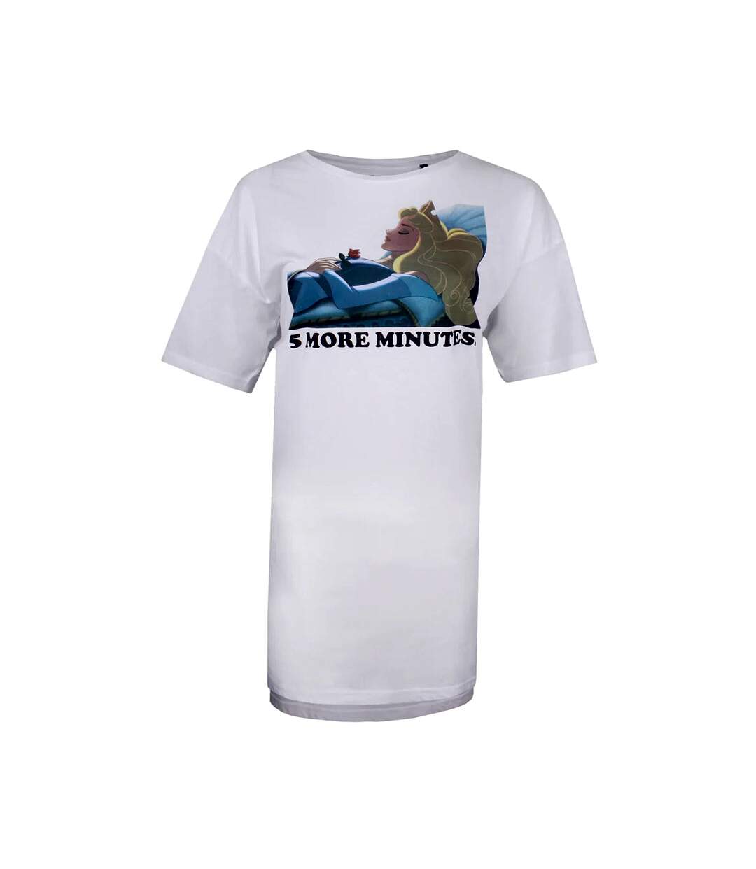 Sleeping Beauty - Chemise de nuit MORE MINUTES - Femme (Blanc / Bleu / Noir) - UTTV988