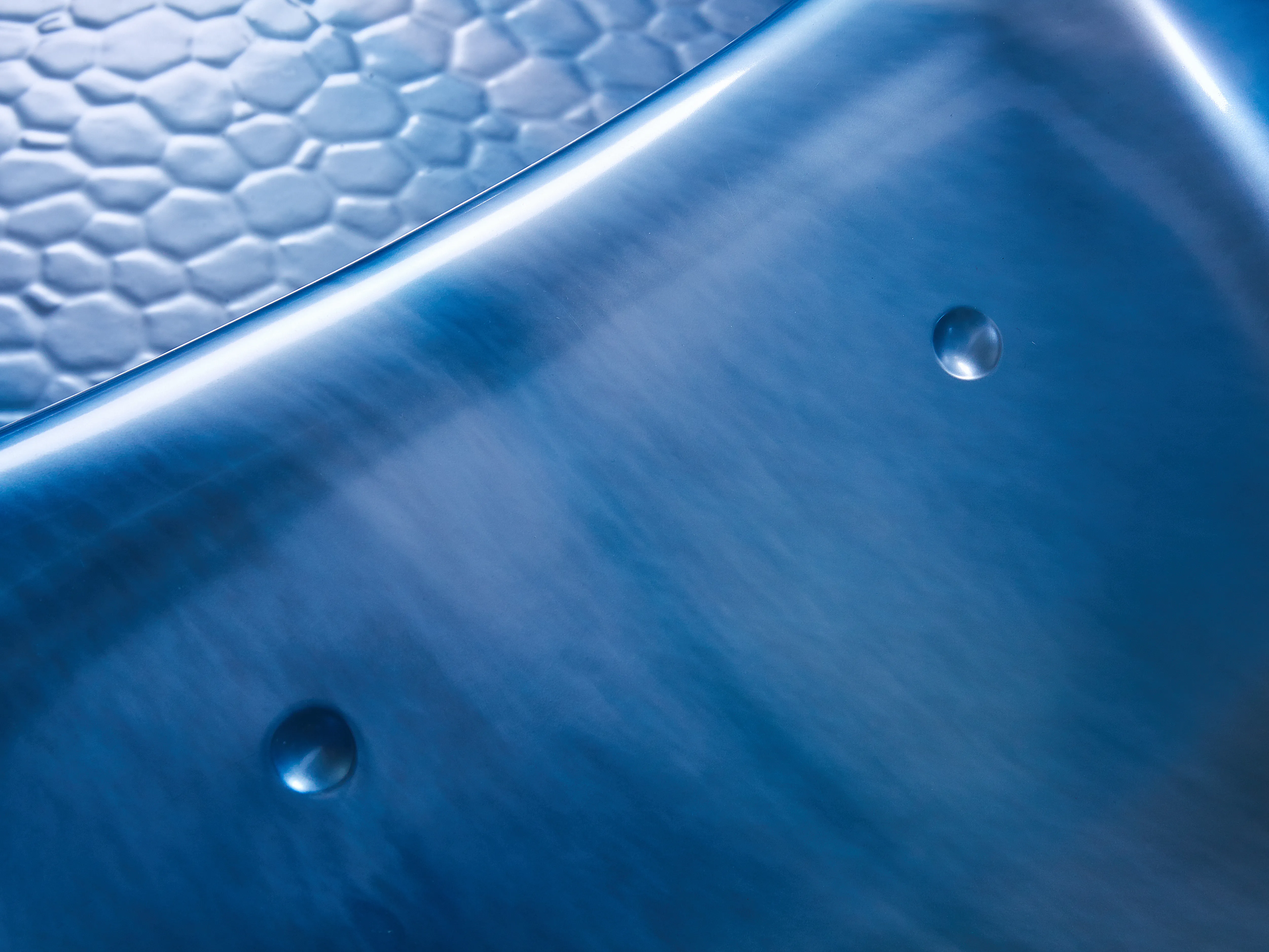 Buiten hottub met LED ARCELIA Blauw