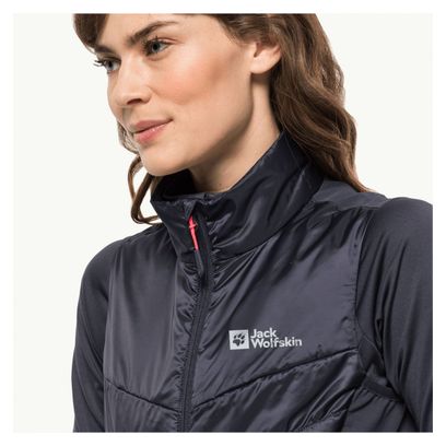 Doudoune Femme Jack Wolfskin Morobbia Gris