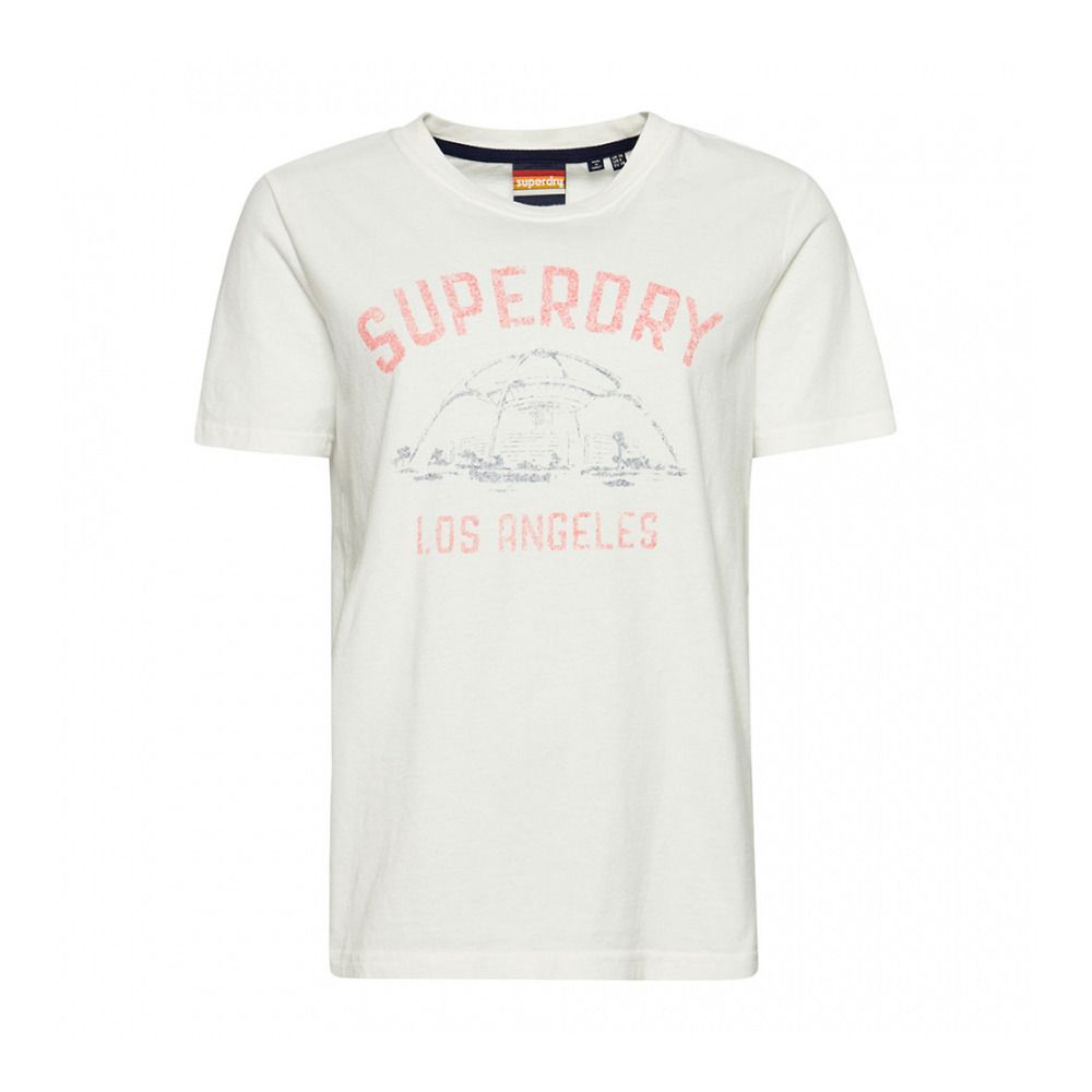 Superdry VINTAGE CITY SOUVENIR - Tee-shirt Femme ecru