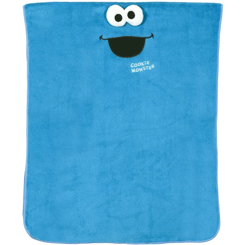 Skater - Sesamstraat Haardrooghanddoek (Cookie Monster)
