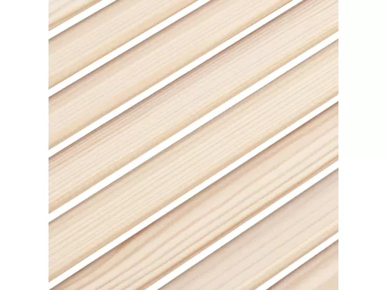 Portes d'armoire à persiennes 4 pcs 61,5x59,4 cm pin massif