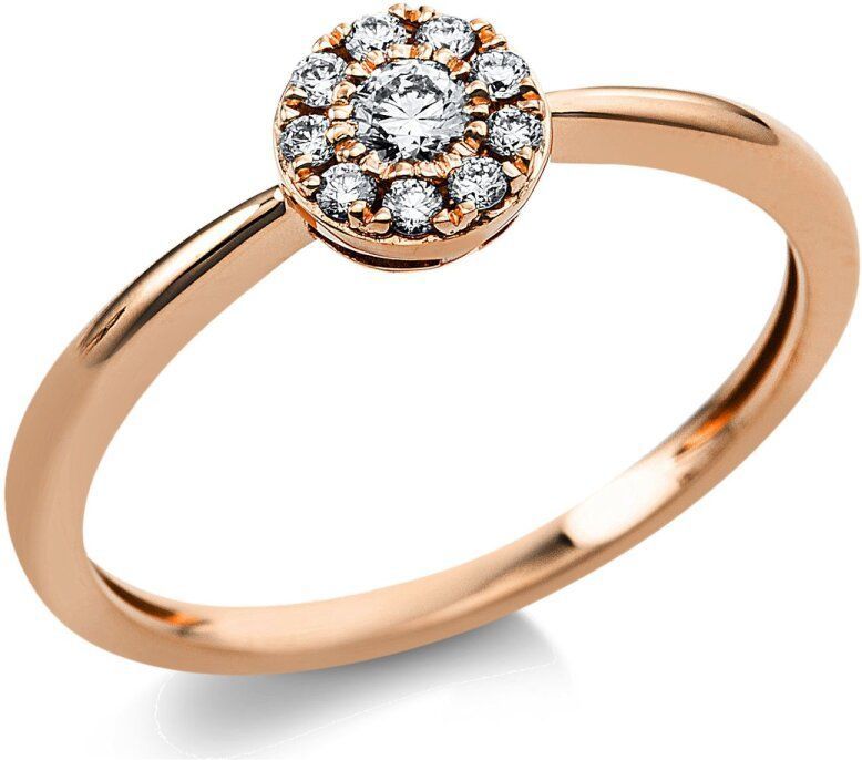 Luna Creation - Ring - Dames - Roodgoud 18K - Diamant - 0.17 ct - 1V451R854-1-54