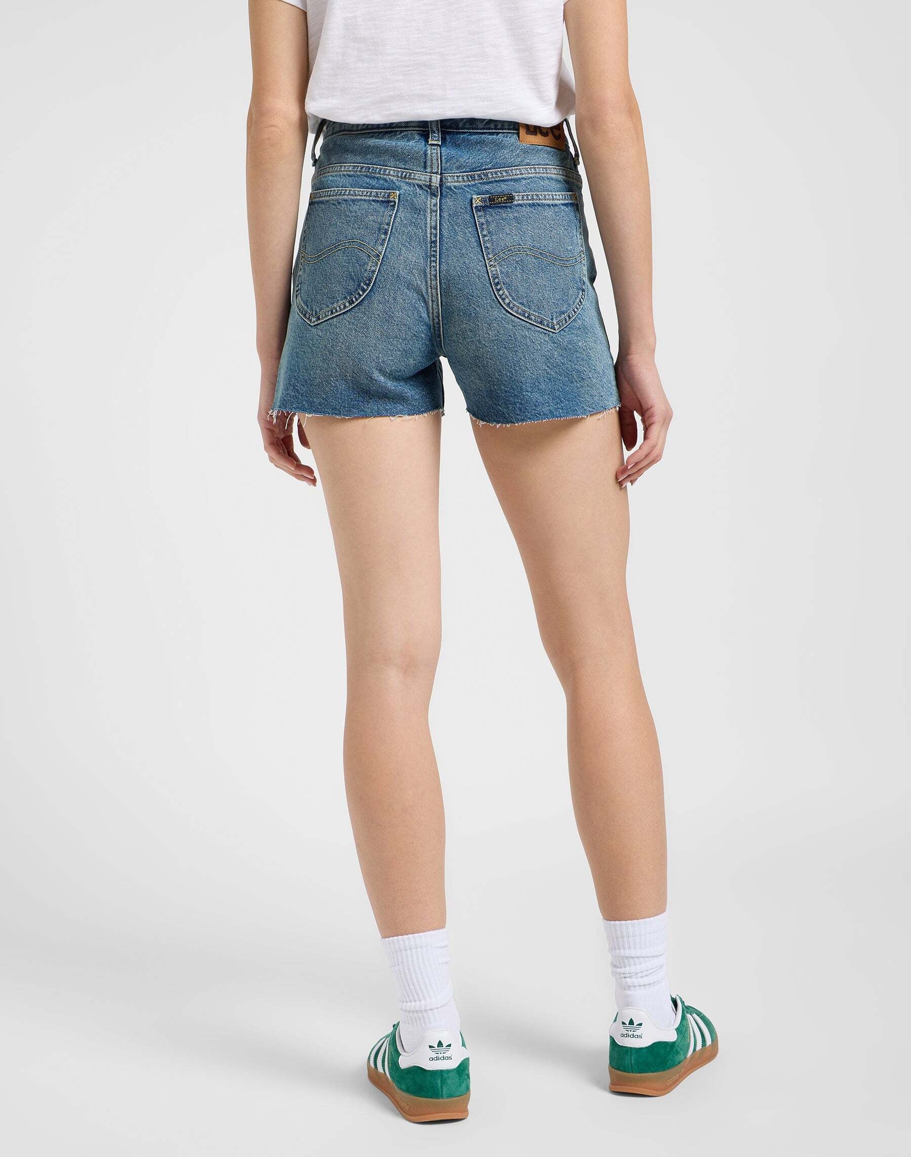 Lee® Straight-Jeans »Lee Jeansshorts Rider Short 3In«
