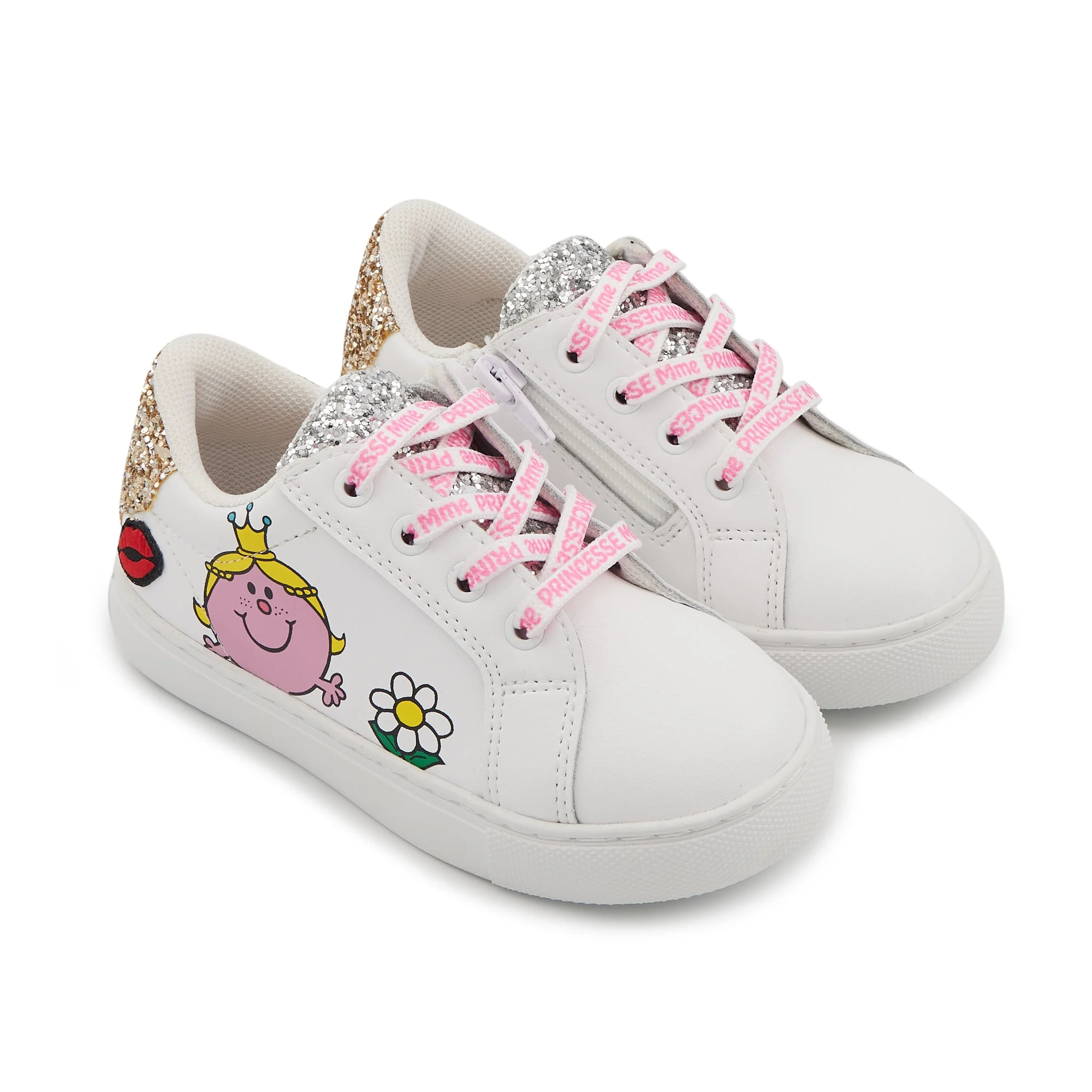 MINI SIMONE PRINCESSE - Sneakers en cuir | Blanc