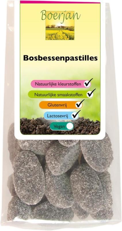 Boerjan Bosbessen Pastilles 150gr