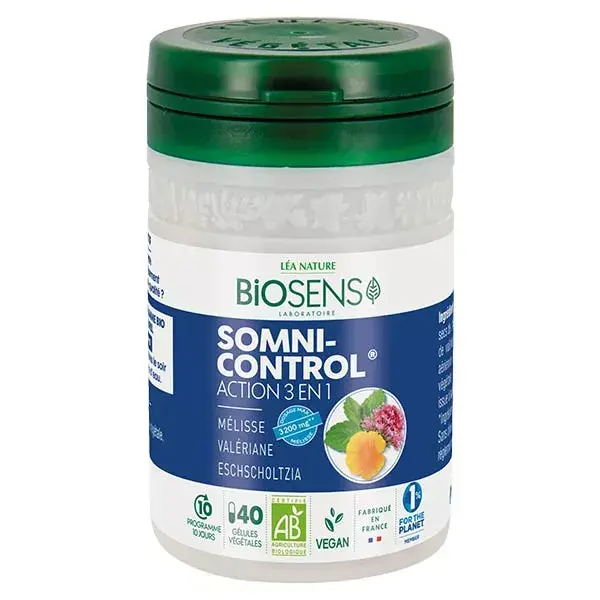 Biosens Somni-Control Bio 40 cápsulas vegetais
