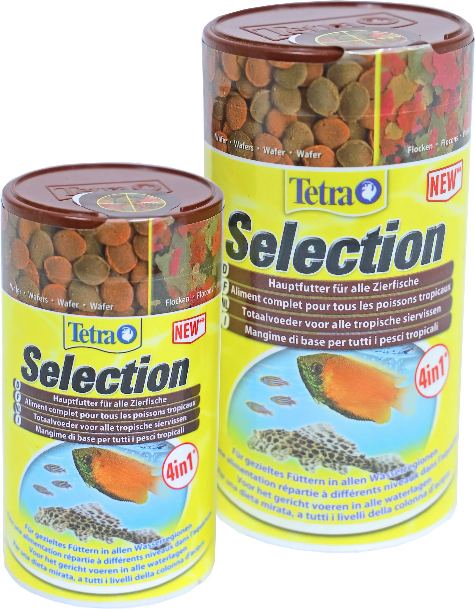 Tetra Selection 4 in 1 250ml | Vier hoofdvoeders