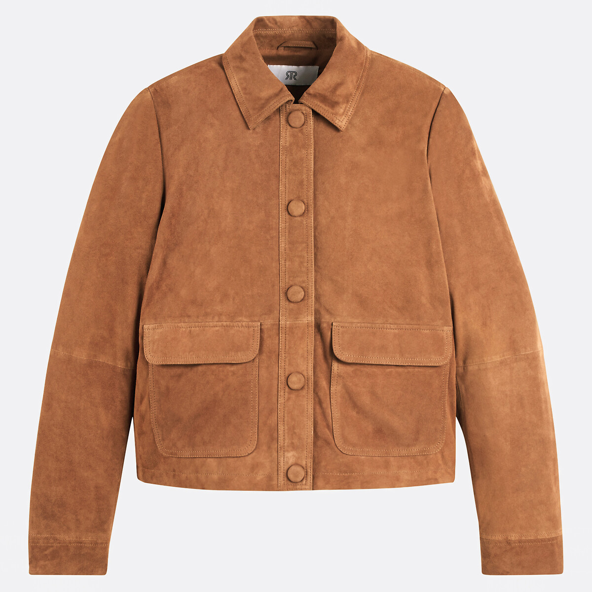 COLEÇÕES LA REDOUTE<br>Jaqueta curta de couro, Signature Abella