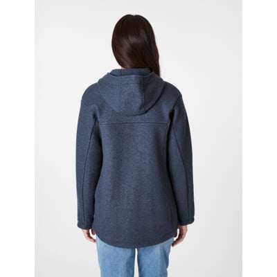 Damen-Funktionsjacke Schurwolle, Navy