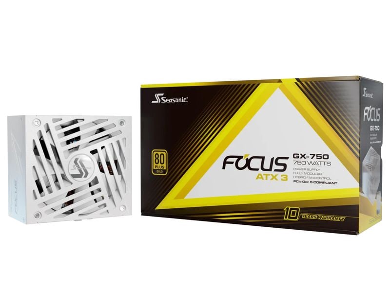 Seasonic Netzteil Focus GX 750 W Vollmodulares ATX-3.1-Netzteil 750 Watt