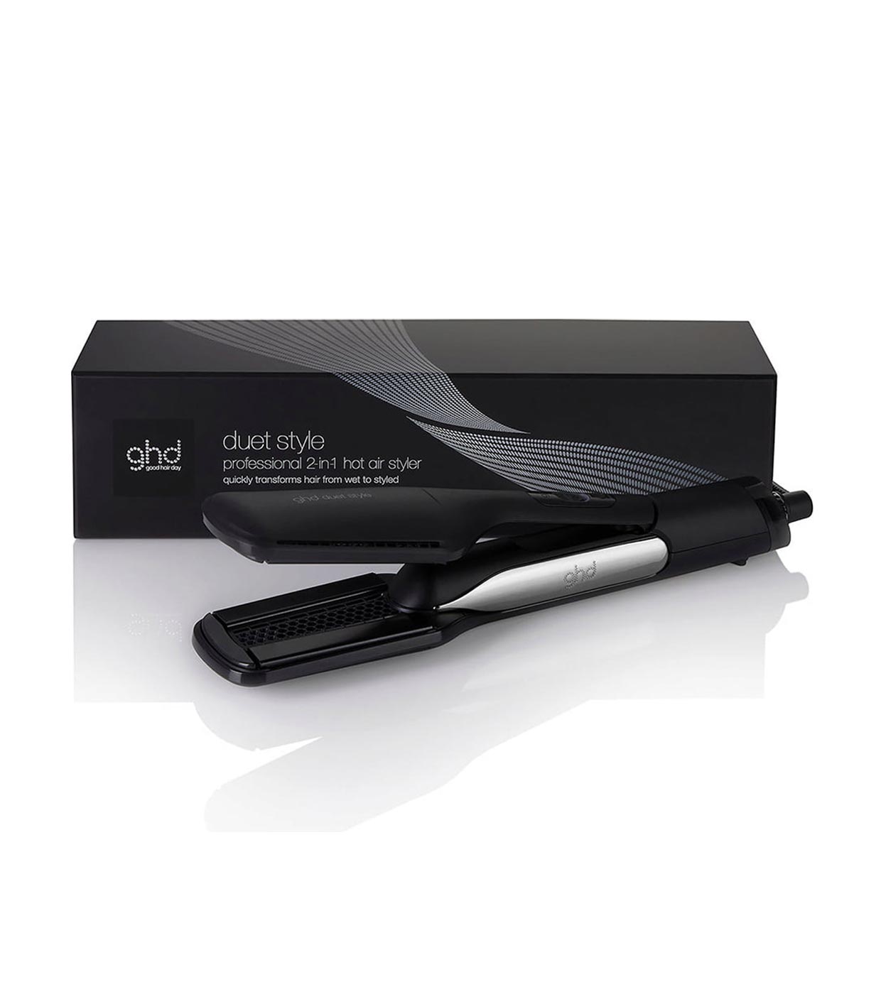 ghd - Ferro de secar cabelo Duet Style professional 2-in-1 hot air styler - Preto