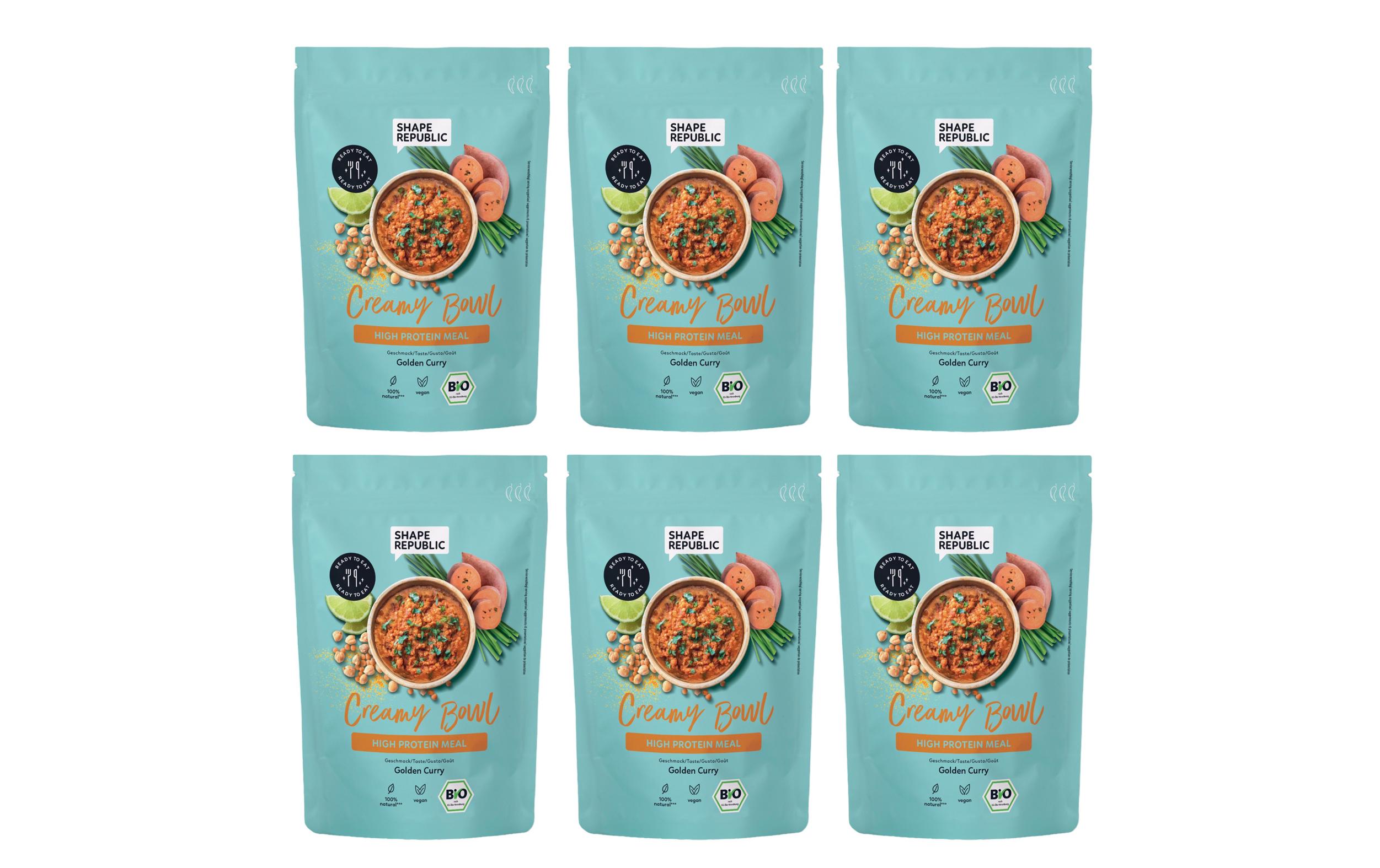 High Protein Meal Creamy Curry 6 x 400 gVeganer Mahlzeitenersatz