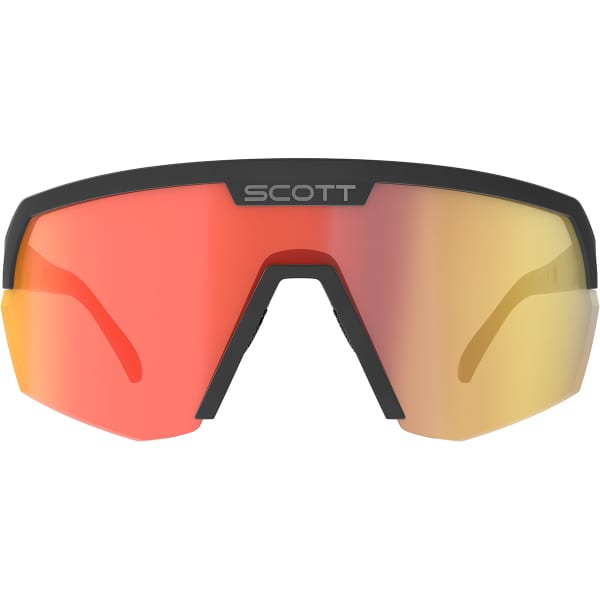 Lunette vélo SCOTT SPORT SHIELD BLACK/RED CHROME