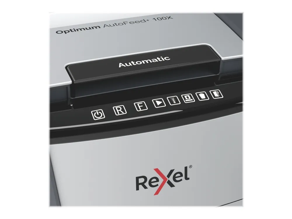 Makulator Rexel Optimum AutoFeed  100X krydsmakulering 4x28 mm (P-4)