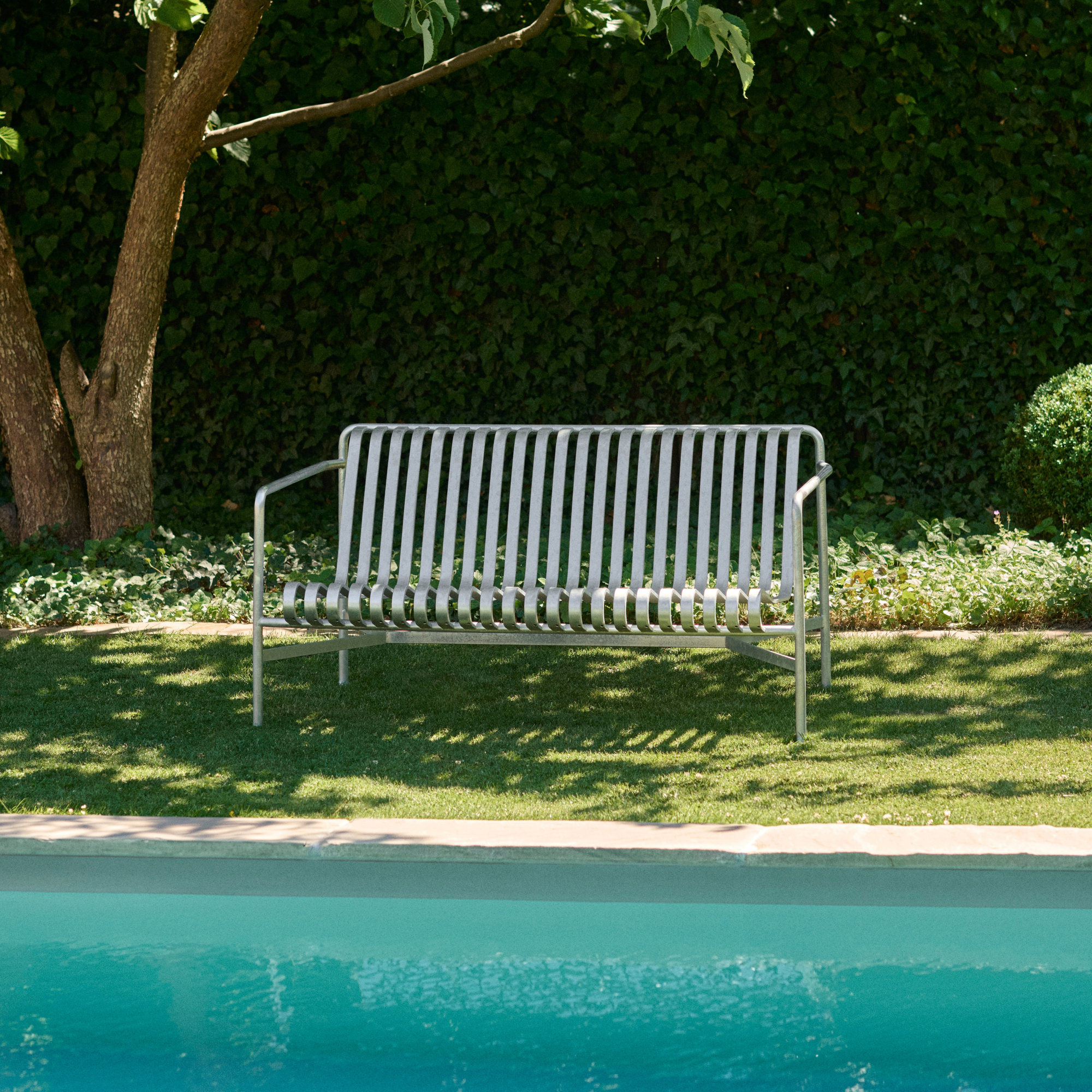 Tuinbank Palissade Lounge hot galvanised