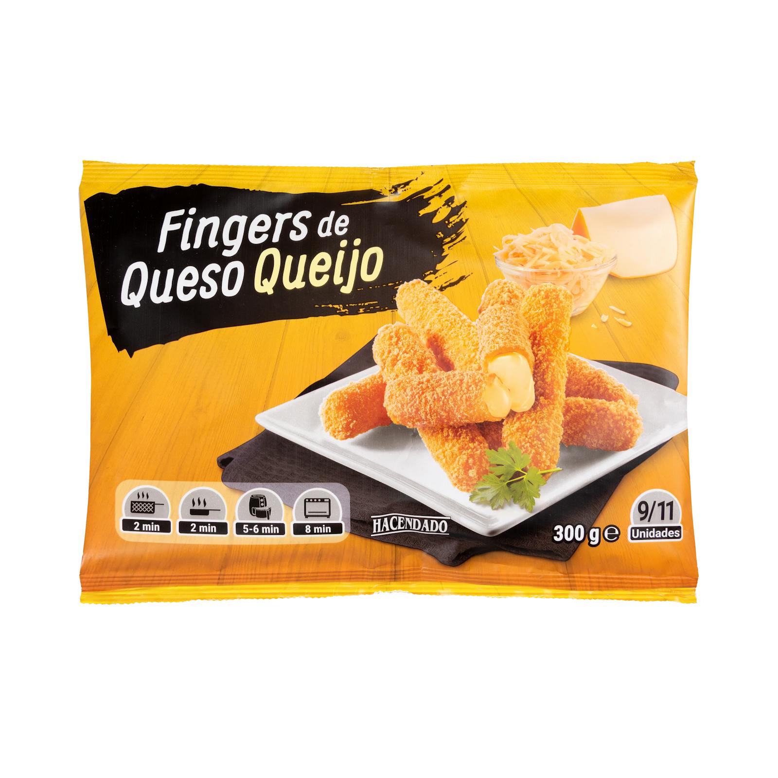 Bâtonnets de fromage Hacendado surgelés