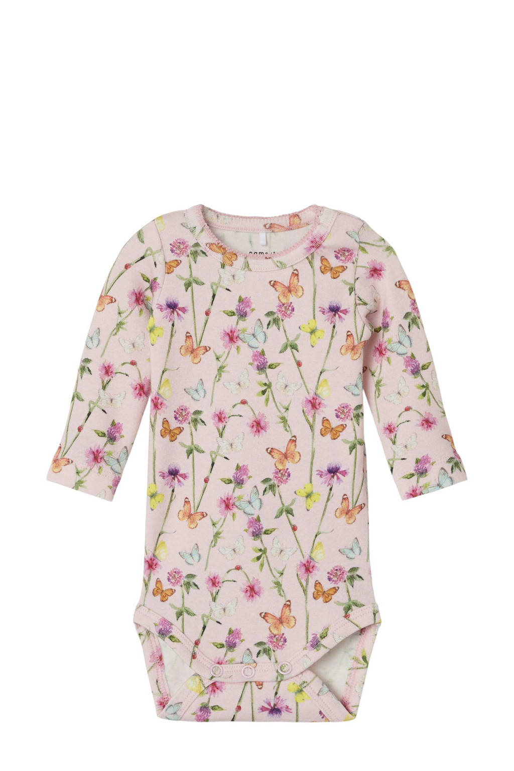 NAME IT romper NBFFOLIA roze/groen