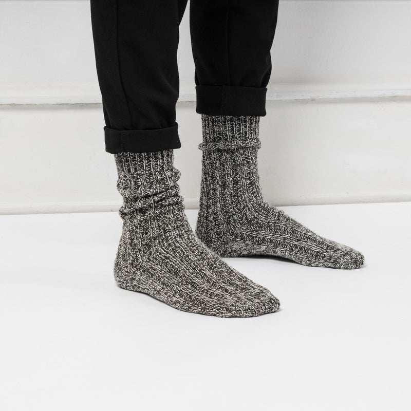 Norweger Socken Mix (Grau/Schwarz)