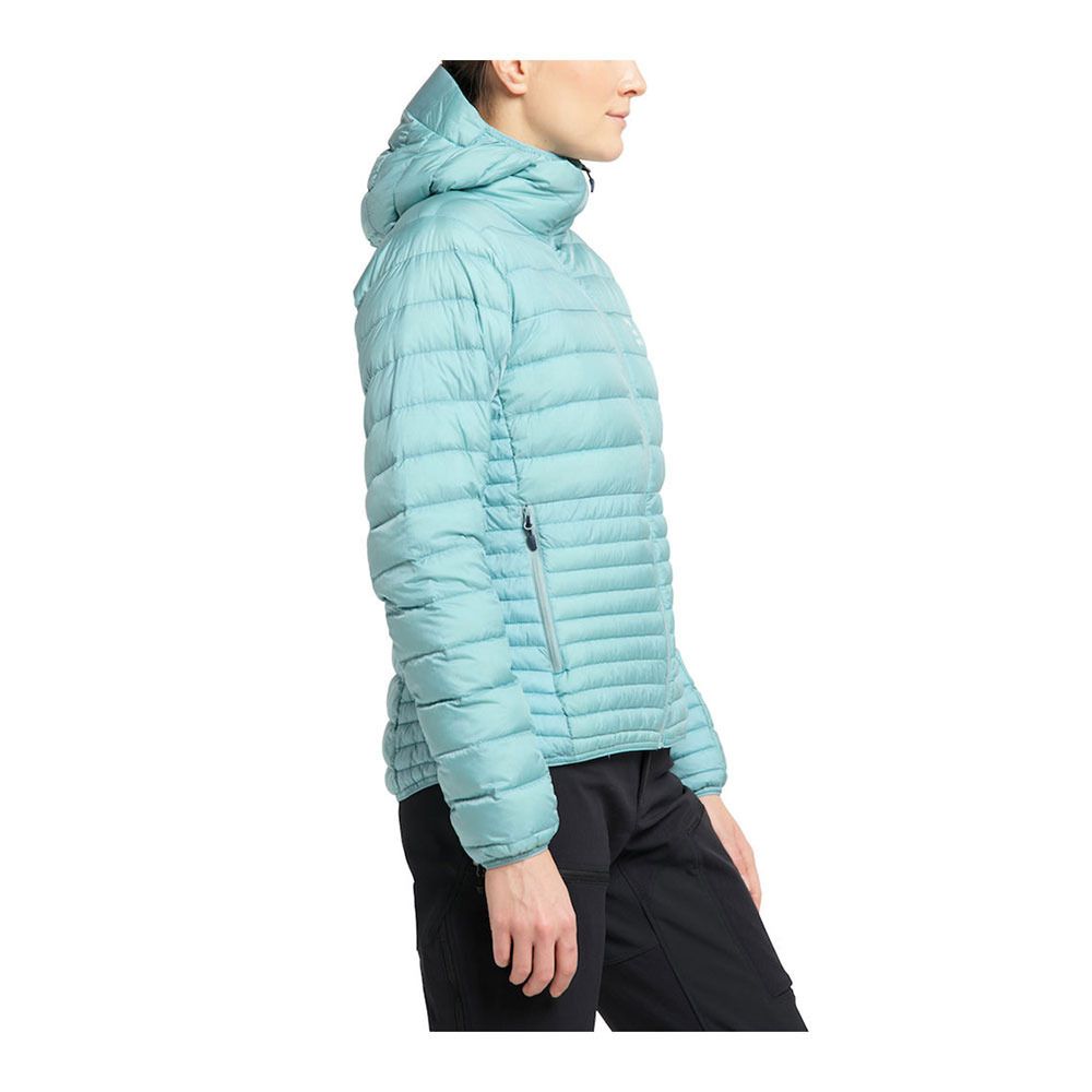 Haglöfs MICRO NORDIC DOWN HOOD - Doudoune Femme frost blue
