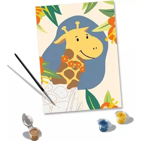 Ravensburger CreArt Malen nach Zahlen - Hallo Giraffe