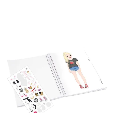 Depesche TOPModel Malbuch Pocket mit 3D Cover, sortiert