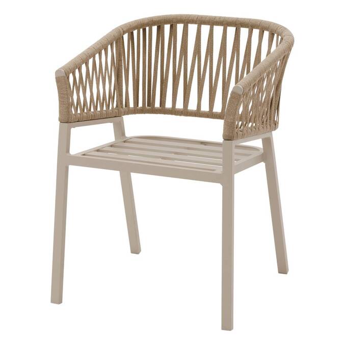 Lot de 2 fauteuils de jardin ORIENGO Beige & Argile