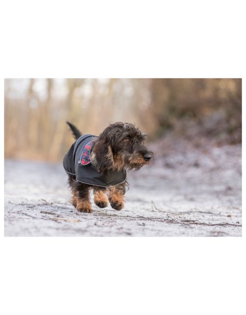 Trixie Jas Hermy Zwart&Rood - Hondenkleding