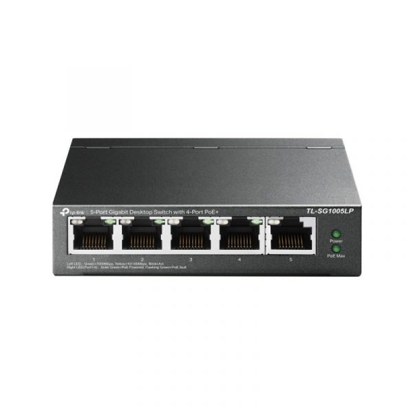 TP-Link Switch 5 Portas Gigabit 4x PoE  - TL-SG1005LP