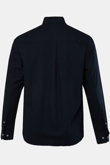 JP 1880 Flanellhemd, Langarm, Buttondown-Kragen, Modern Fit, bis 8 XL