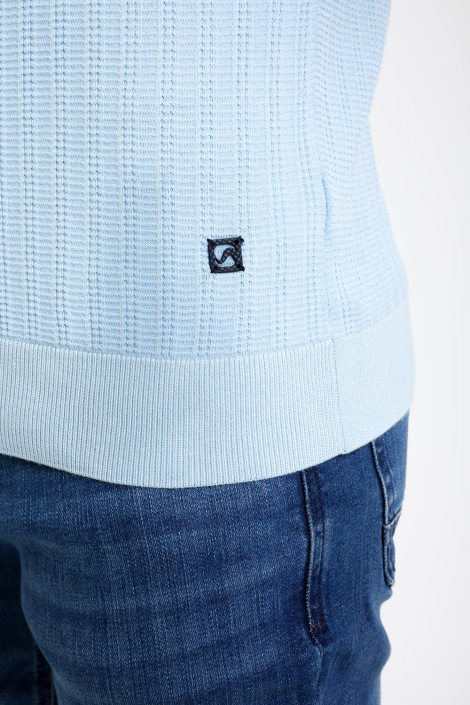 Gabbiano blauwe heren polo