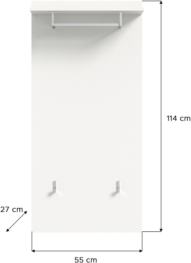 INOSIGN Garderoben-Set »Valge, Breite 140 cm, 4-teiliges Set, bestehend aus:« 4 Stk. tlg.
