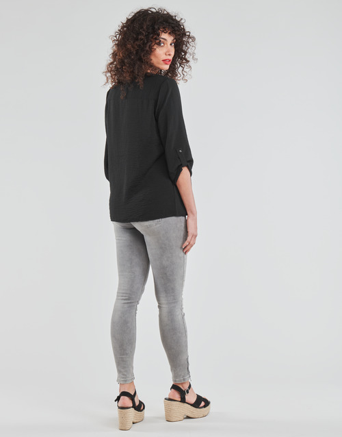 JDY - JDYDIVYA 3/4 TOP WVN NOOS Negro