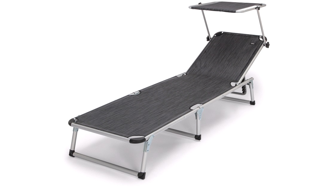 Solseng med skygge - Beach - Sort/Grå