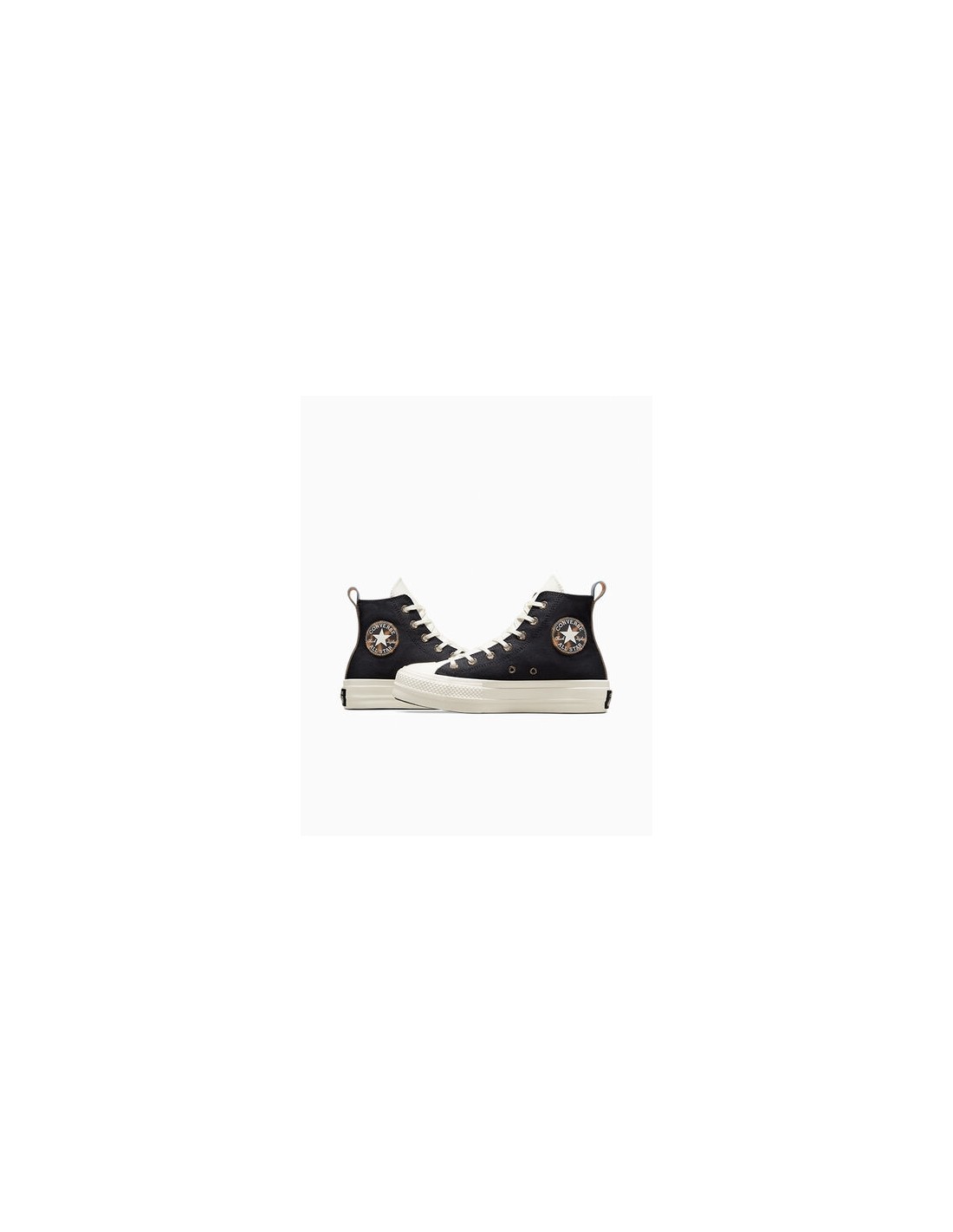 converse Sneakers montante femme ctas lift hi black/egret/tawny owl