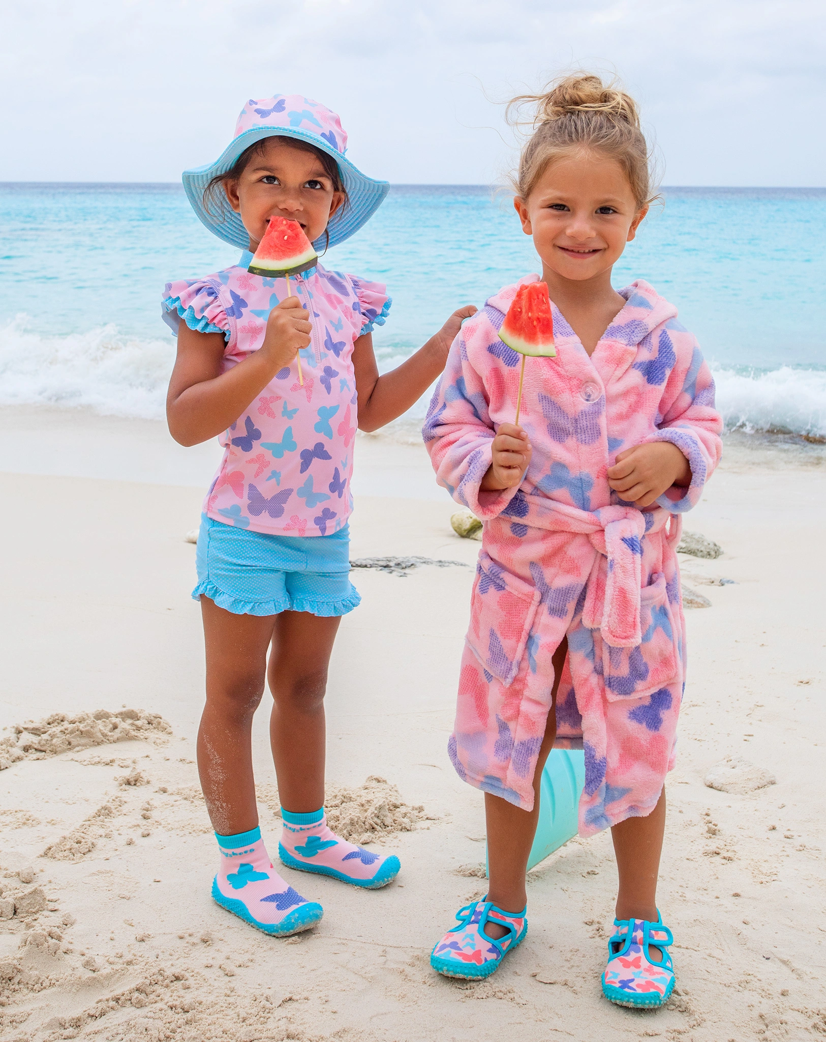 Schwimm-Set SCHMETTERLINGE in rosa