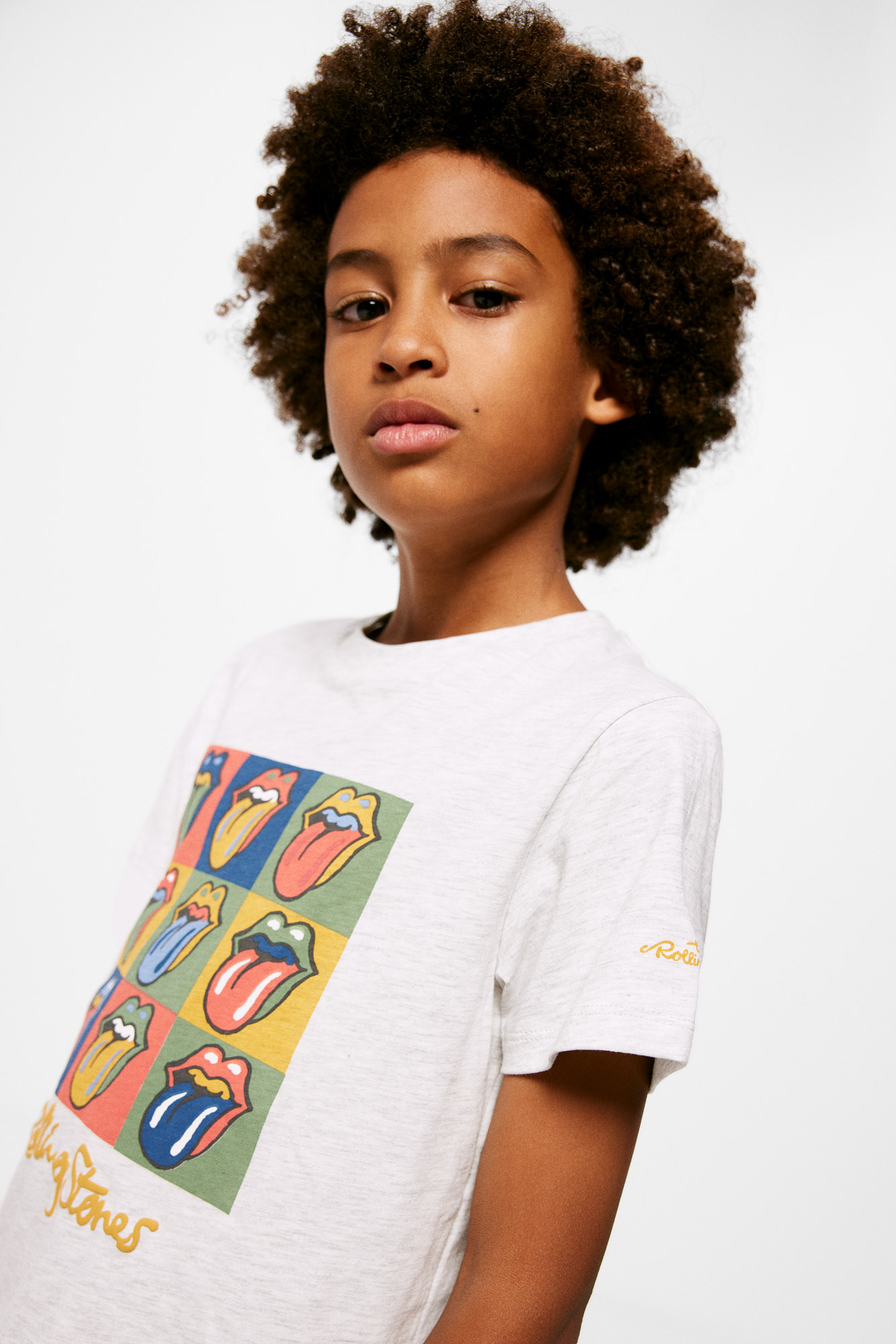Camiseta infantil dos Rolling Stones