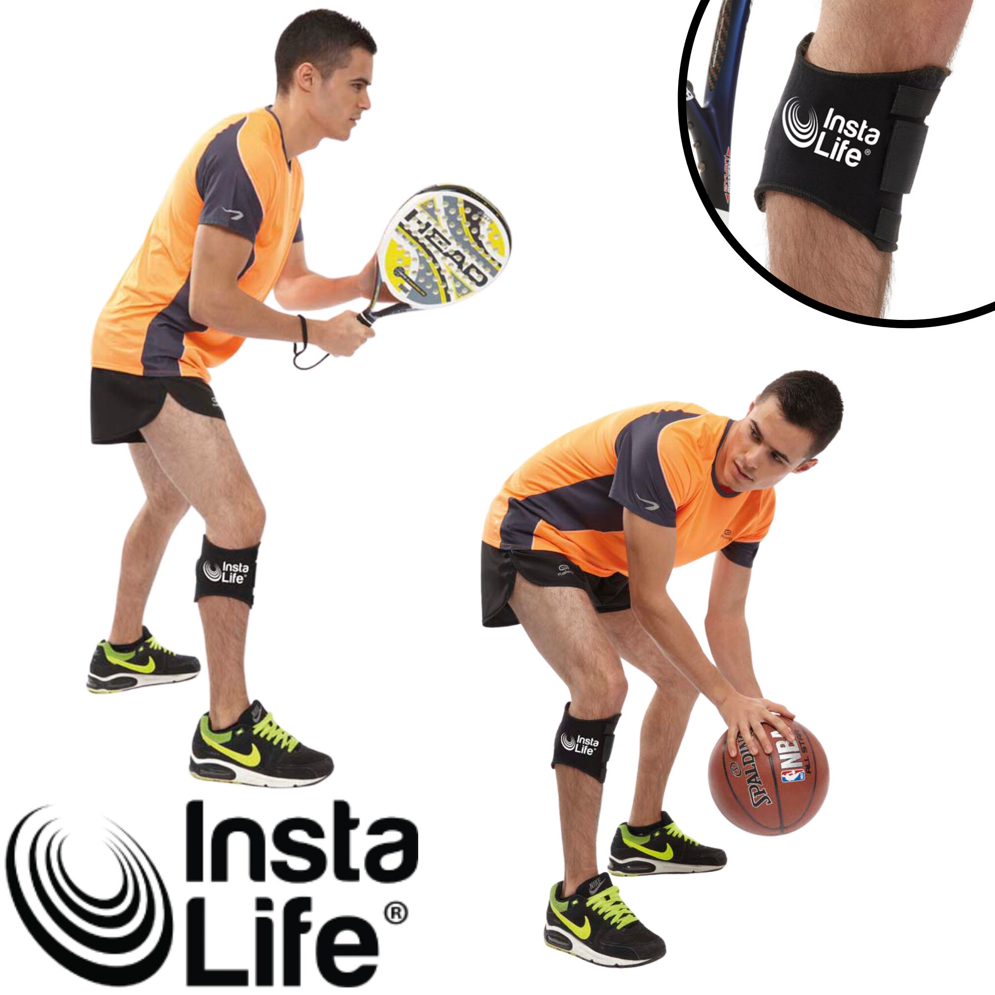 Best Direct® Akupressur Knie Bandage - Kniebandage Insta Life