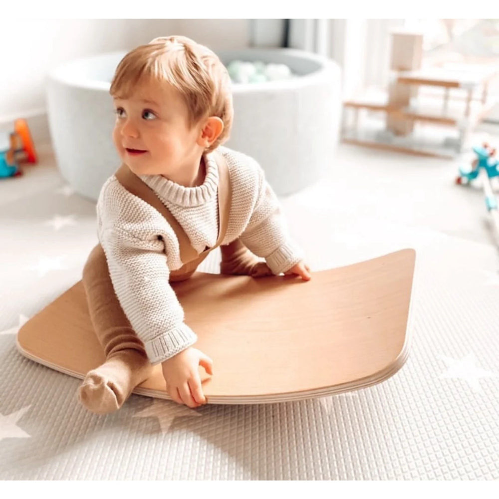 Køb Curve Lab Light Grey Little Arc Small Balance Board Felt