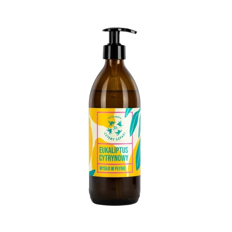 Mydlarnia Cztery Szpaki Flüssigseife Eukalyptus Zitrone 500 ml
