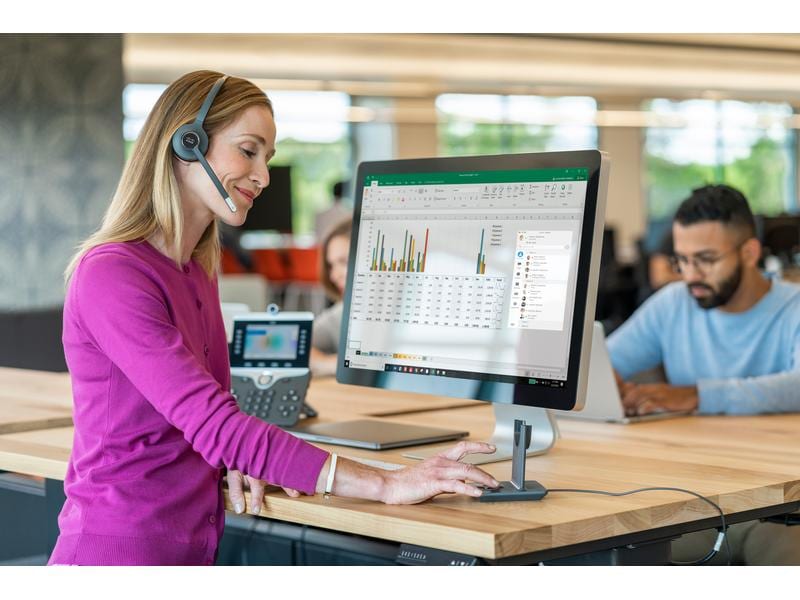 Cisco Headset 561 Mono inkl. Multi-Basisstation Cisco Headset 500-Serie