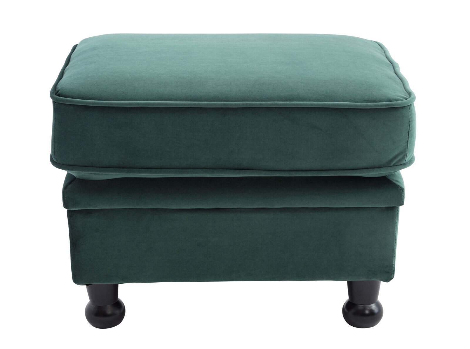 Hocker LONDON Samt grün