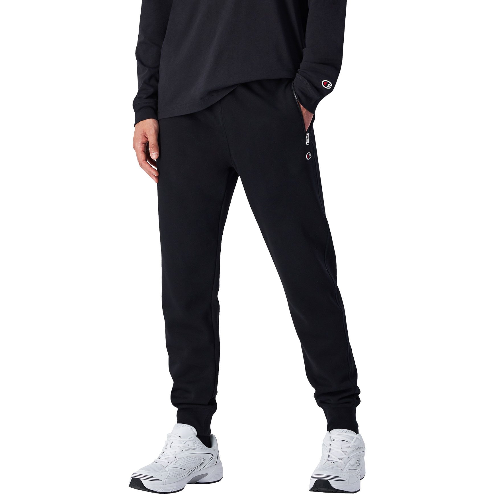 Champion Rib Cuff Jogginghose Herren schwarz