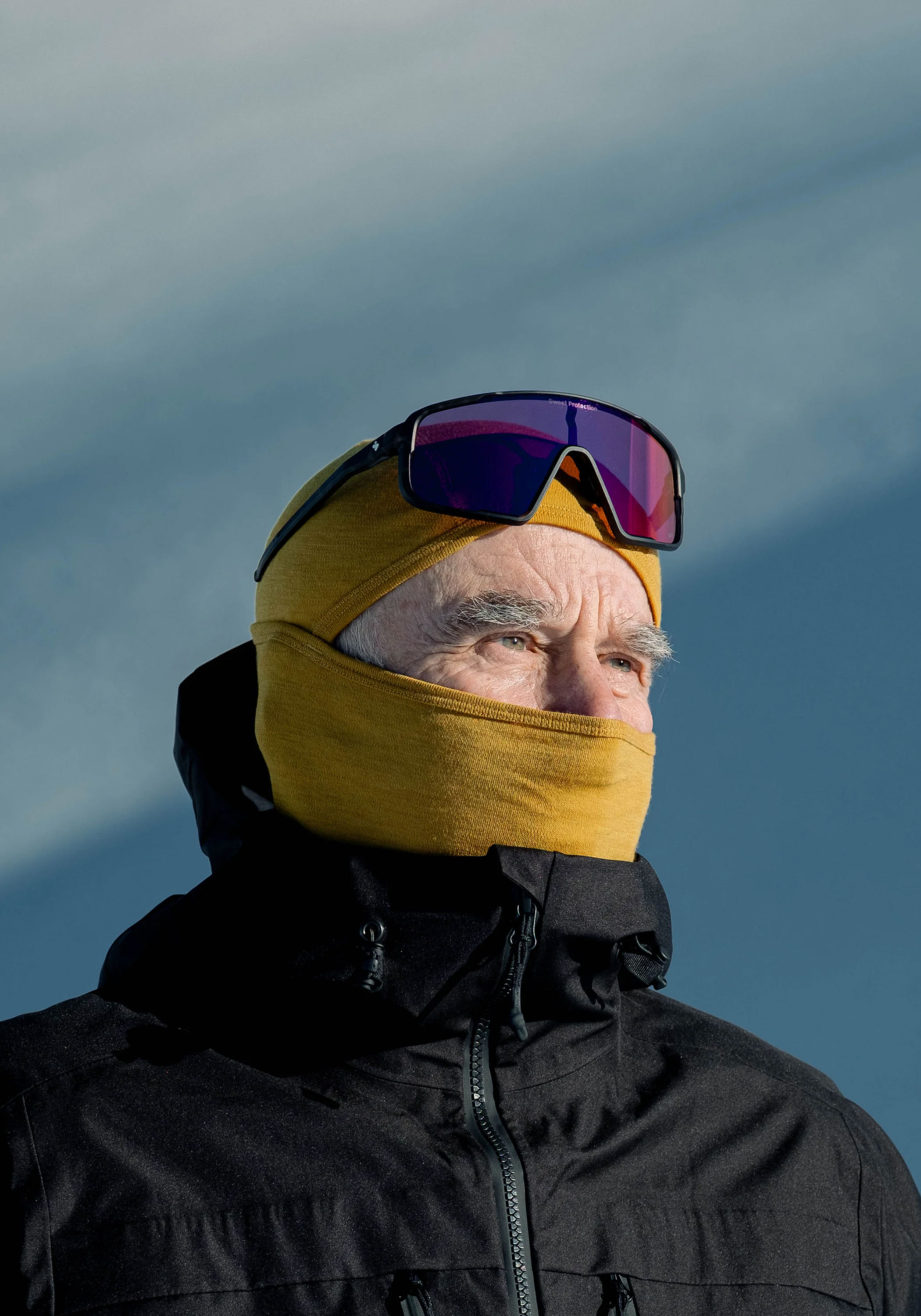 Rotauf Sturmhaube Eco Merino 200 Balaclava Amber